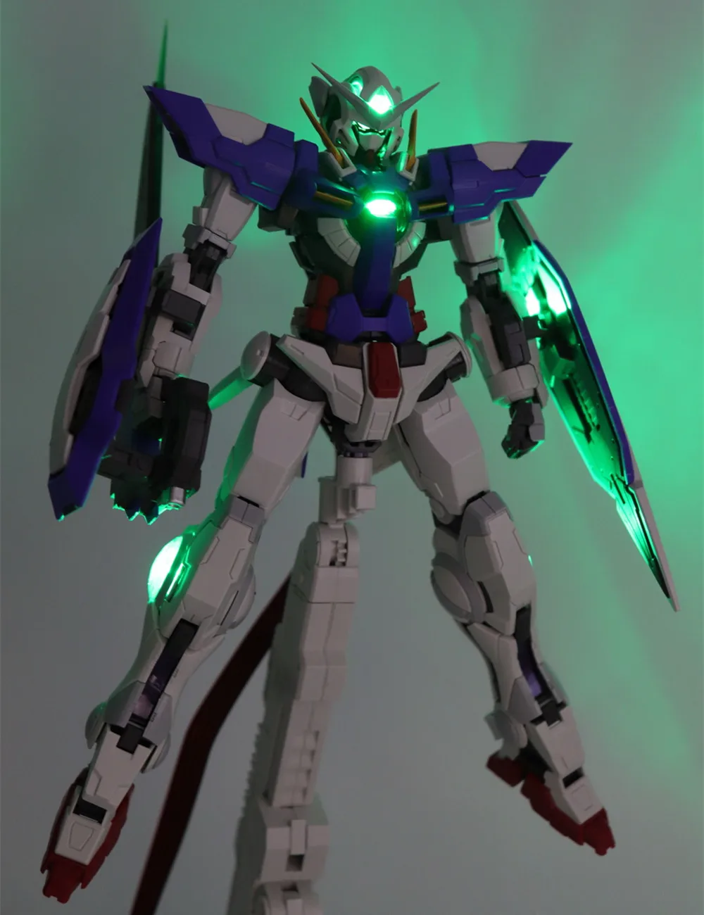 Hobby Star HS модель MG 1/100 GN-001 Exia 4 в 1 Gundam R1/R2/R3 4 модель формы со светодиодами DH011