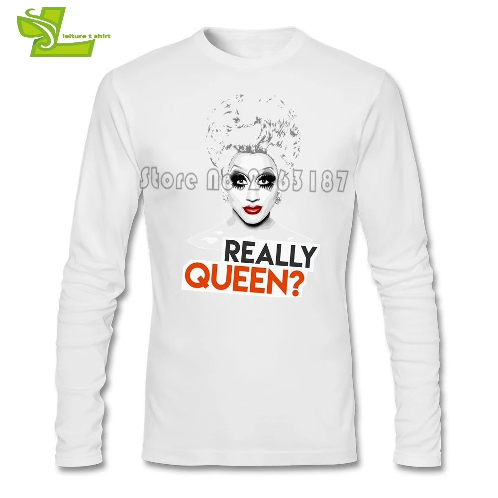 Действительно королева бьянка дель Рио RuPaul's Drag racing Queen Man Футболка топы для