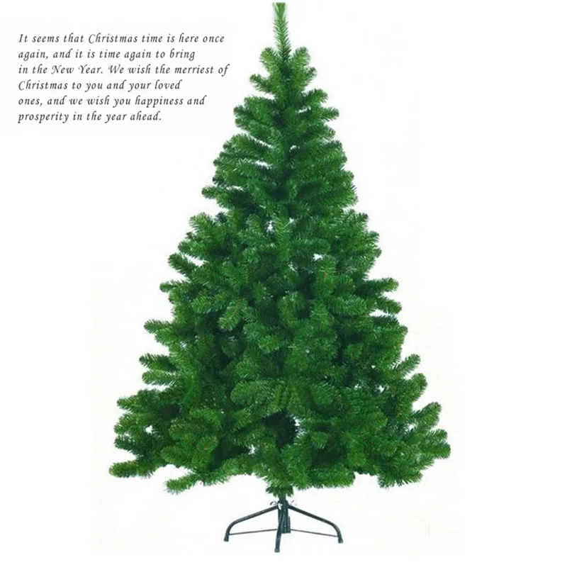 Merry Christmas Tree deluxe искусственные елки зеленые с металлической ПВХ стоят Рождество