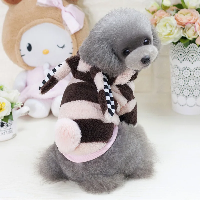 Rabbit ear dog costume outfits pet cat jacket coat clothing for chihuahua pitbull winter warm fleece clothes hoodie | Дом и сад