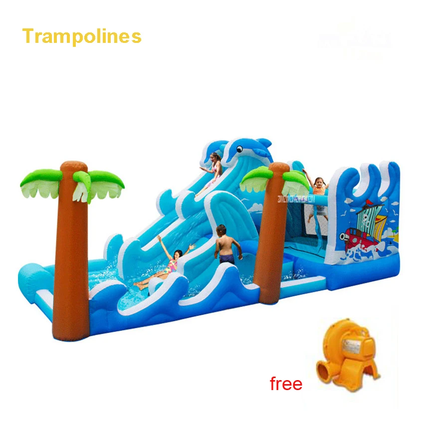 Прыгающий дом из ПВХ надувной батут прыгающий замок Джампер с альпинизмом