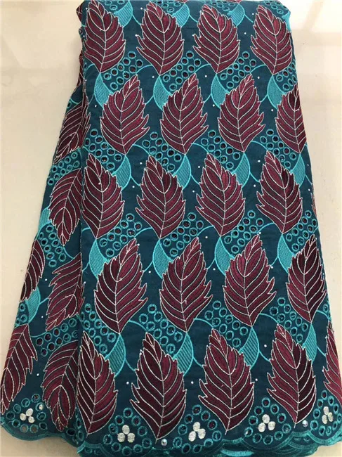 

African Voile Lace Fabric 2018 High Quality Lace Swiss Voile lace In Switzerland Embroidery Cotton Dry Lace Fabric 613