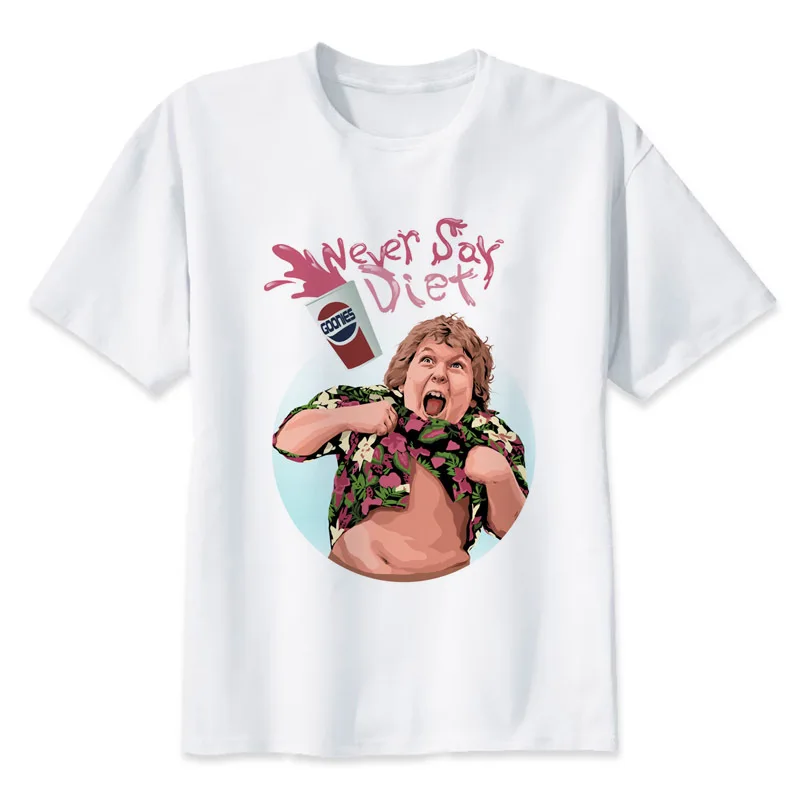 Мужская футболка с коротким рукавом в стиле аниме|men tops|goonies t shirtt-shirt men |