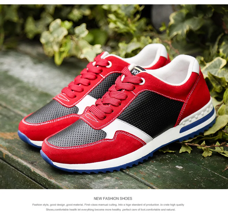 2017 натуральная кожа кроссовки мужские тканевые кожаные на шнуровке дышащие