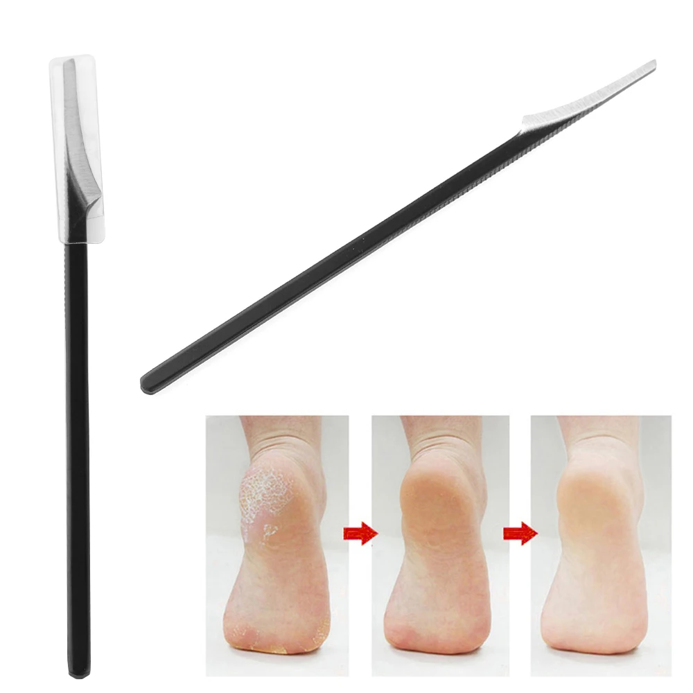 1 шт. инструмент для педикюра и кутикулы из нержавеющей стали для удаления мозолей для ног, уход за кожей ног, отшелушивающий уход за ногами