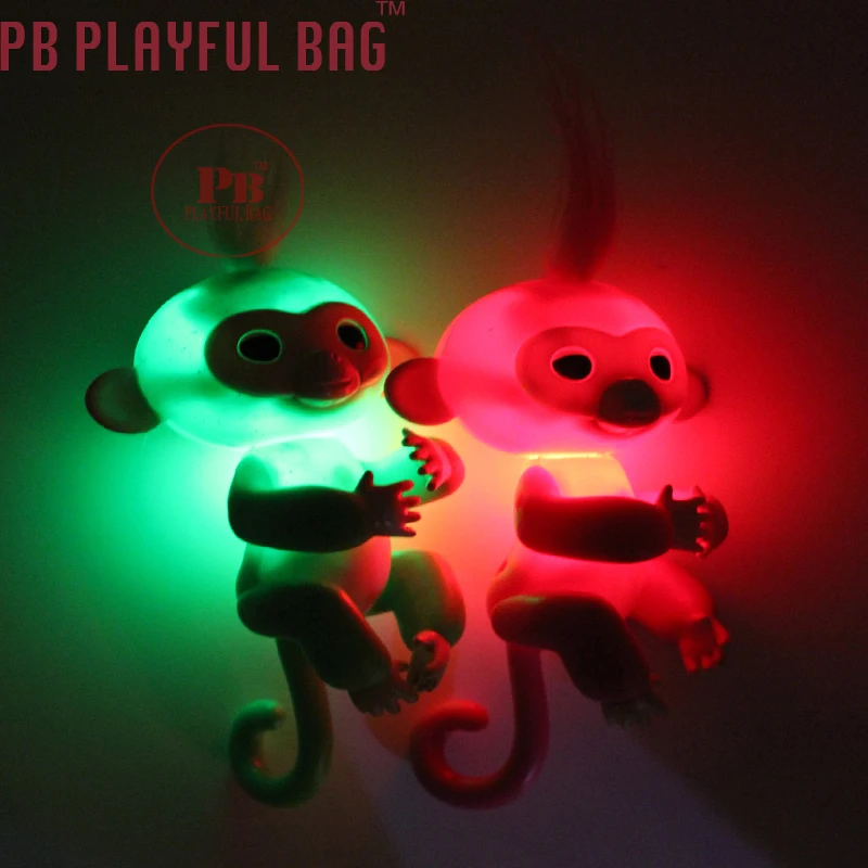 PB Playful bag 20pcs color random distribution light sounding monkeys children Christmas best gift