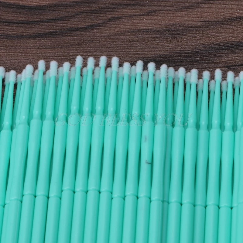 100 шт. Одноразовые индивидуальные Удаление ресниц Micro кисточки наращивания