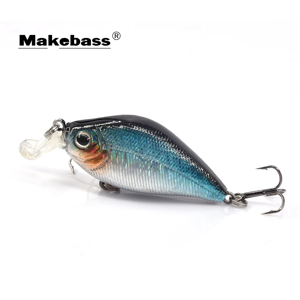 Makebass Crankbait Fishing Lures Bass Artificial Wobbler Hard Baits Shallow Diving Fishing Tackle Trout Perch etc. 2in/0.3oz