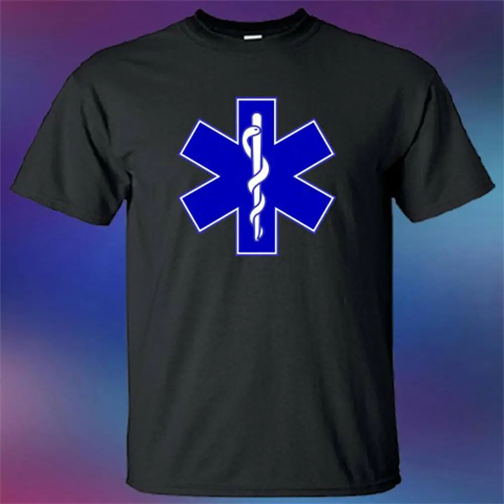

Paramedic Blue Logo Mens New T-Shirt Size S-3XL