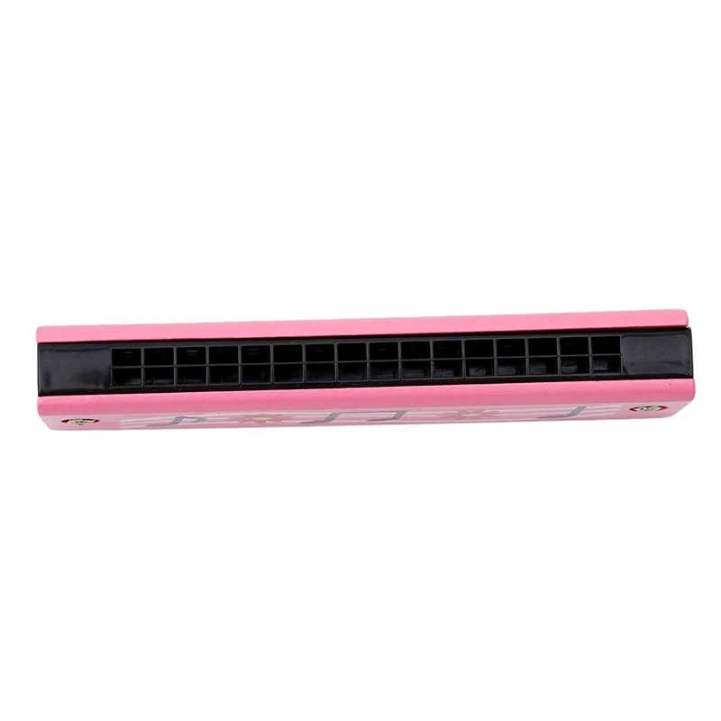 Top Quality Random Color Harmonica 16 Holes Tremolo Kids Musical Instrument Educational Toy Wooden Cover MU993258 | Игрушки и хобби