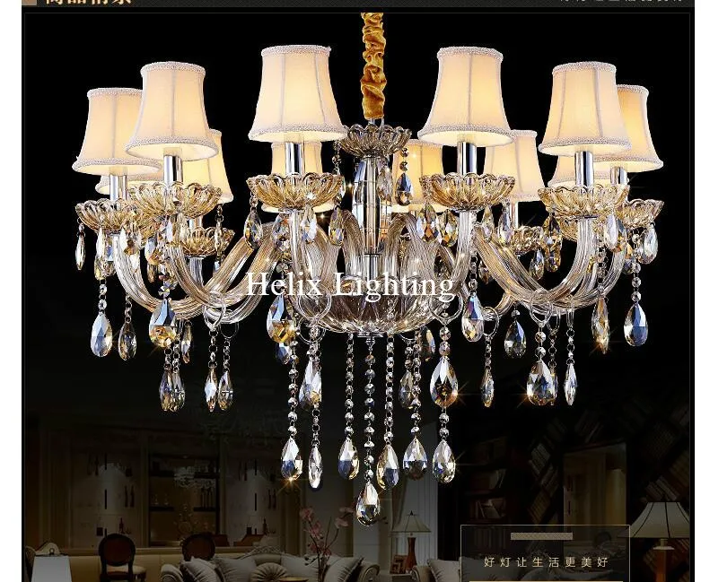

Newly Modern European-style Candle Chandelier Crystal Chandelier Modern Minimalist Restaurant Living Room Chandelier Crystals