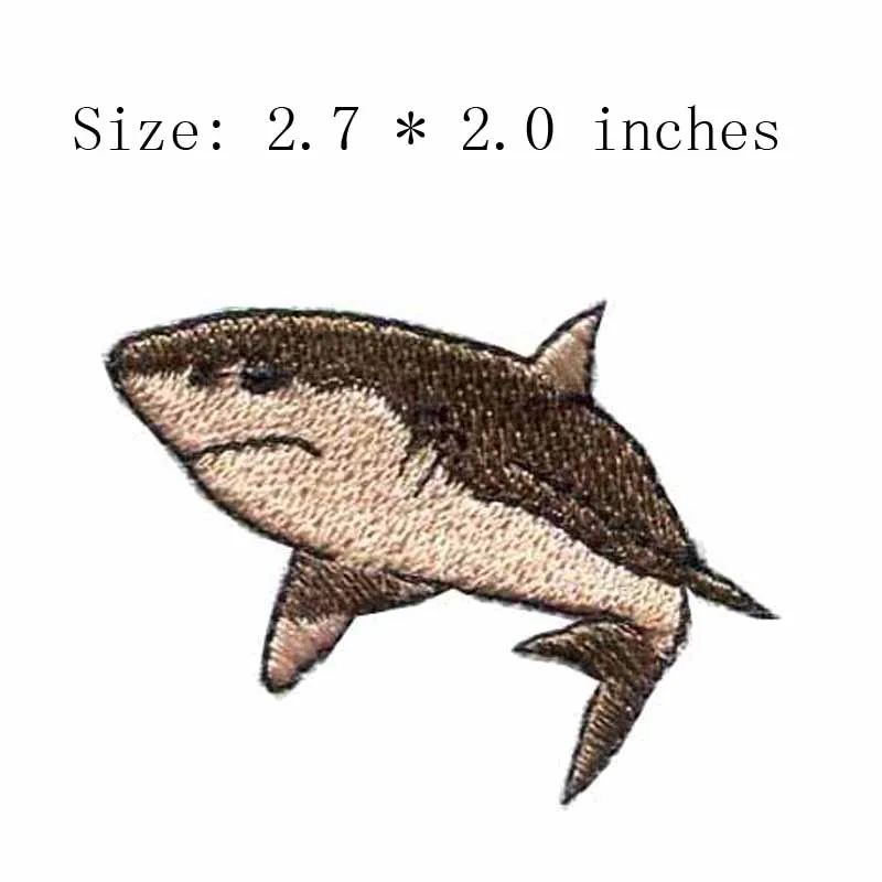 Широкий патч для вышивки Shark 2 7 &quotдля Мичигана футбольных клубов/США/Флориды