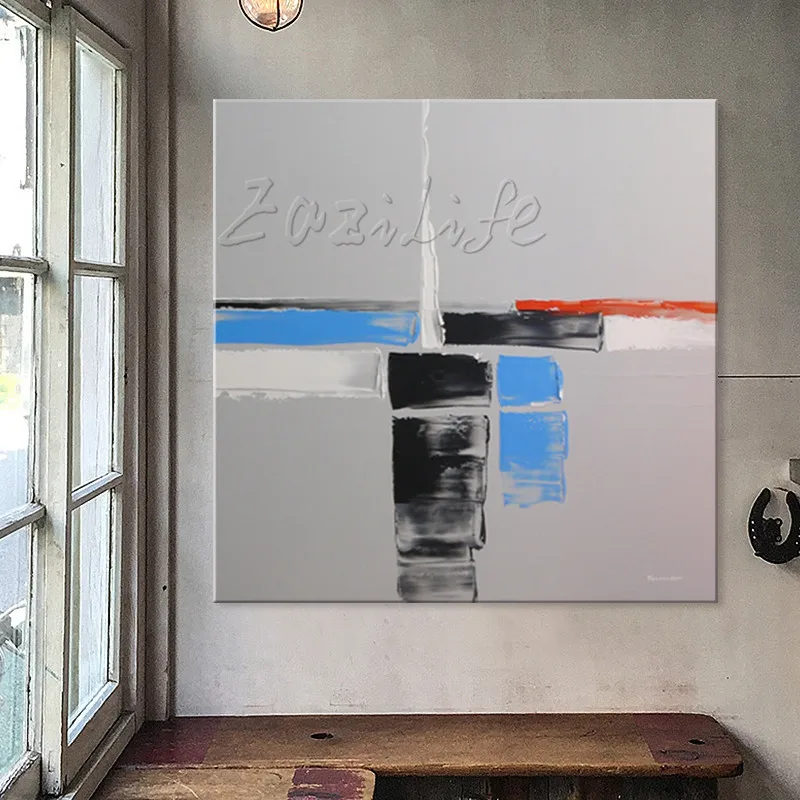 Ручная роспись на холсте картина маслом настенные картины для гостиной декор