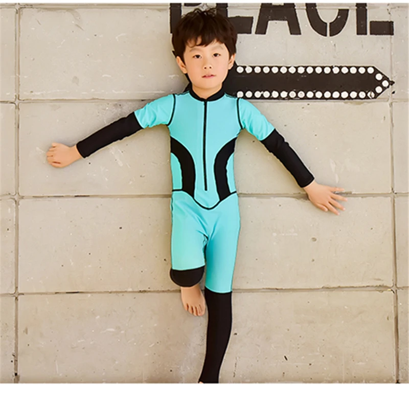 2019 милый слитный детский купальник красивый купальный костюм с длинным рукавом и