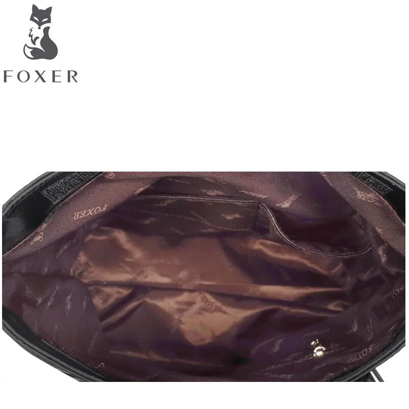 FOXER сумка на плечо Женская 2019 Новая модная большая Вместительная дорожная дикая