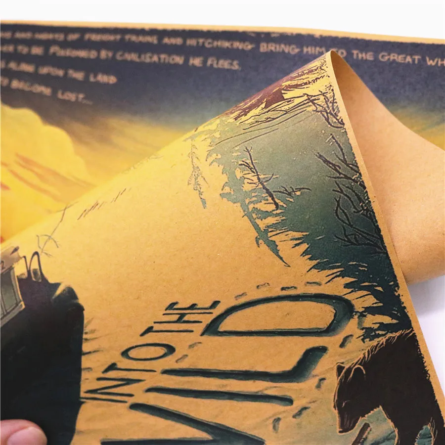 Классический винтажный постер Into The Wild Movie бумажная картина ретро украшение для