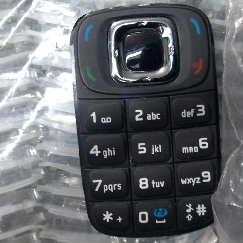 Black Keypad Полный телефон корпус Чехол клавиатура для Nokia 6085+ инструмент - Цвет: Black Keypad