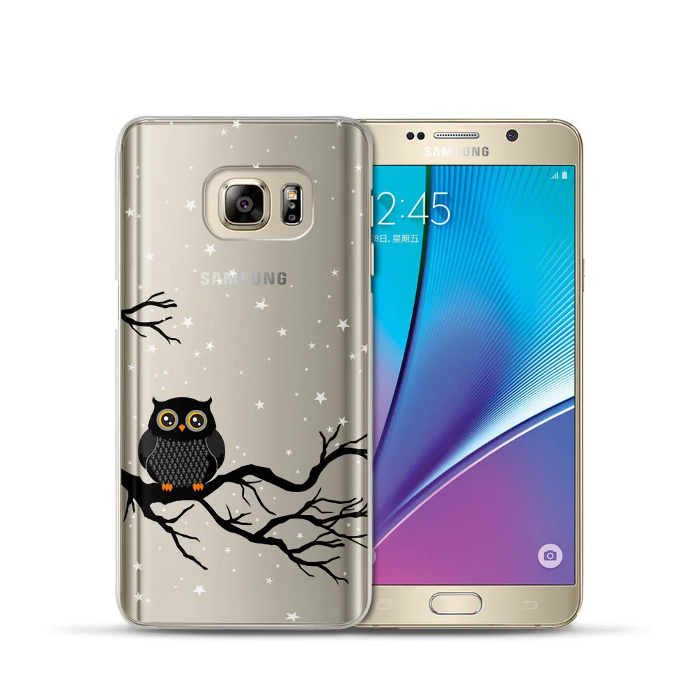 Fashion For Samsung Galaxy J3 J5 J7 A5 A3 2017 2016 2015 Prime S6 S7 Edge S8 S9Plus Owl Animal Phone Case Coque Cover Fundas |