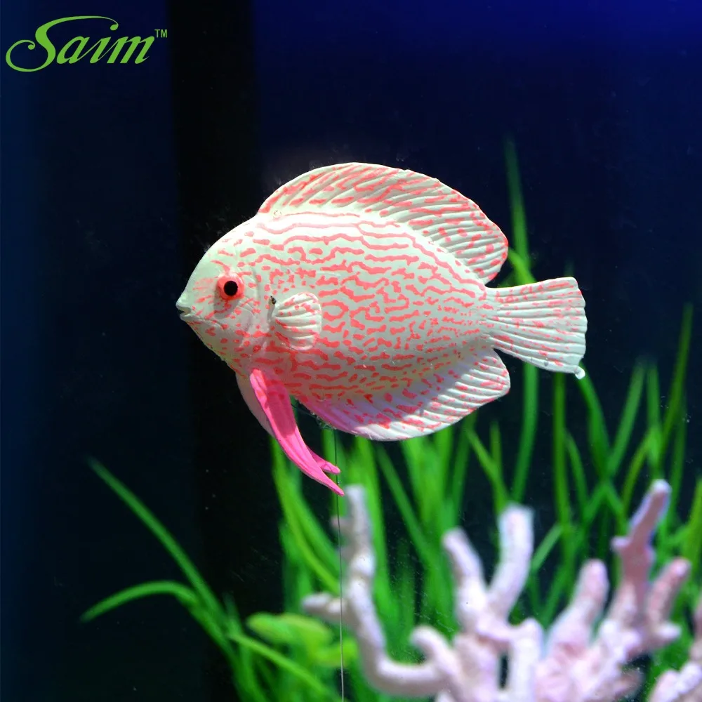 Аквариум розовый искусственный силикон поддельные плавающие имитация пейзажа