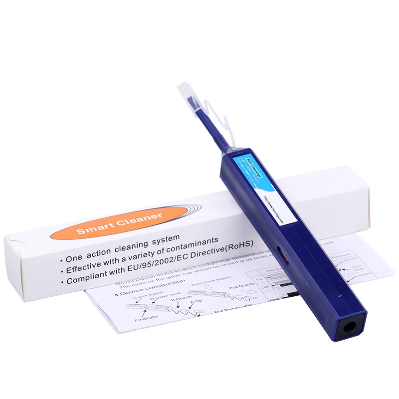 800 раз в один клик ручка для чистки оптического волокна переходников SC ST FC 2 5 мм