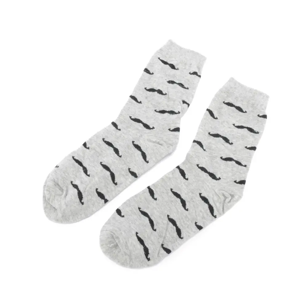 Зимние стандартные хлопковые мужские носки теплые дизайнерские с мультяшными