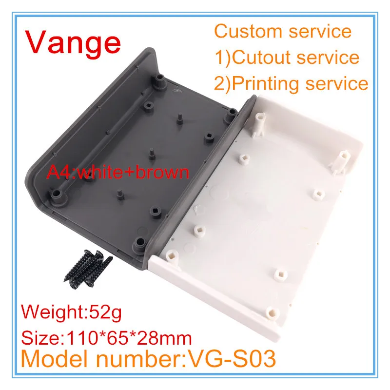 1 шт./лот чехол для электронного инструмента IP54 ABS пластиковый корпус diy box 110*65*28 мм портативный для электронных печатных плат