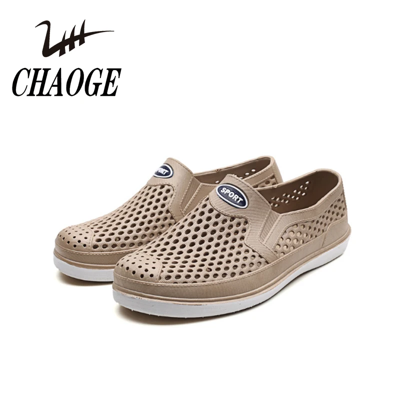 2018 Новинка осени Мужская дышащая нескользящая обувь с отверстиями удобная