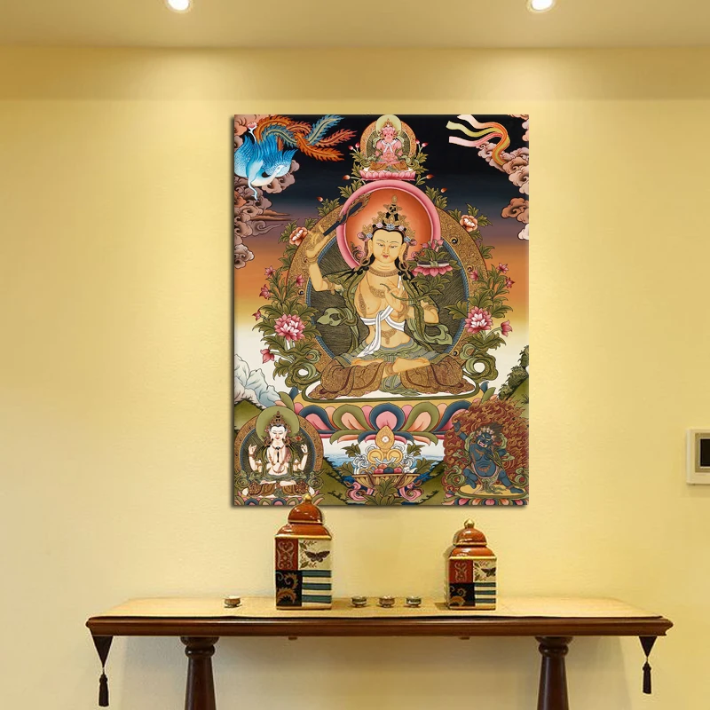 Tibetan Buddhist Thangka Tibet decorative paintings gifts home furnishing | Дом и сад