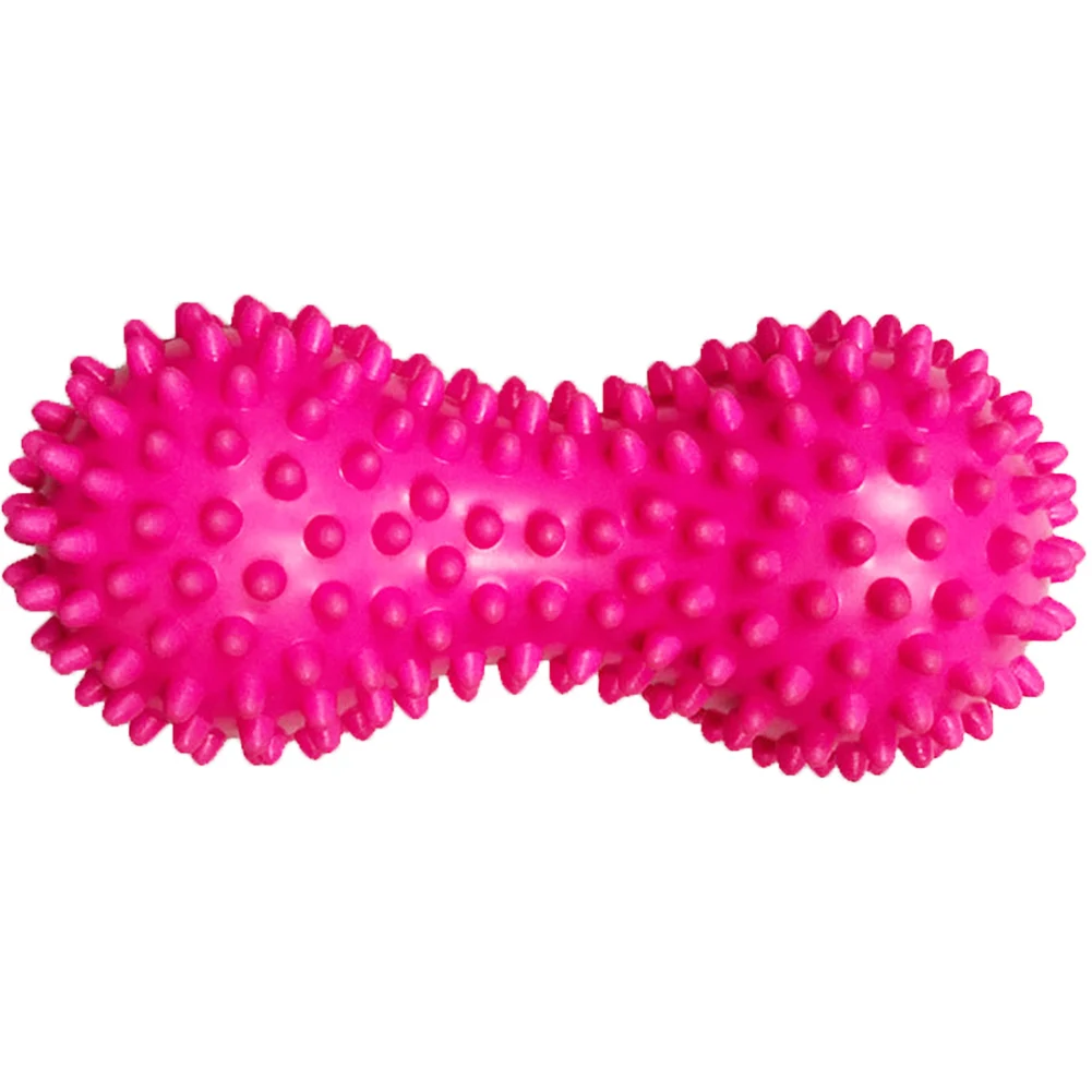 Портативный колючий мячик для массажа стоп ролики релаксации тренировочный