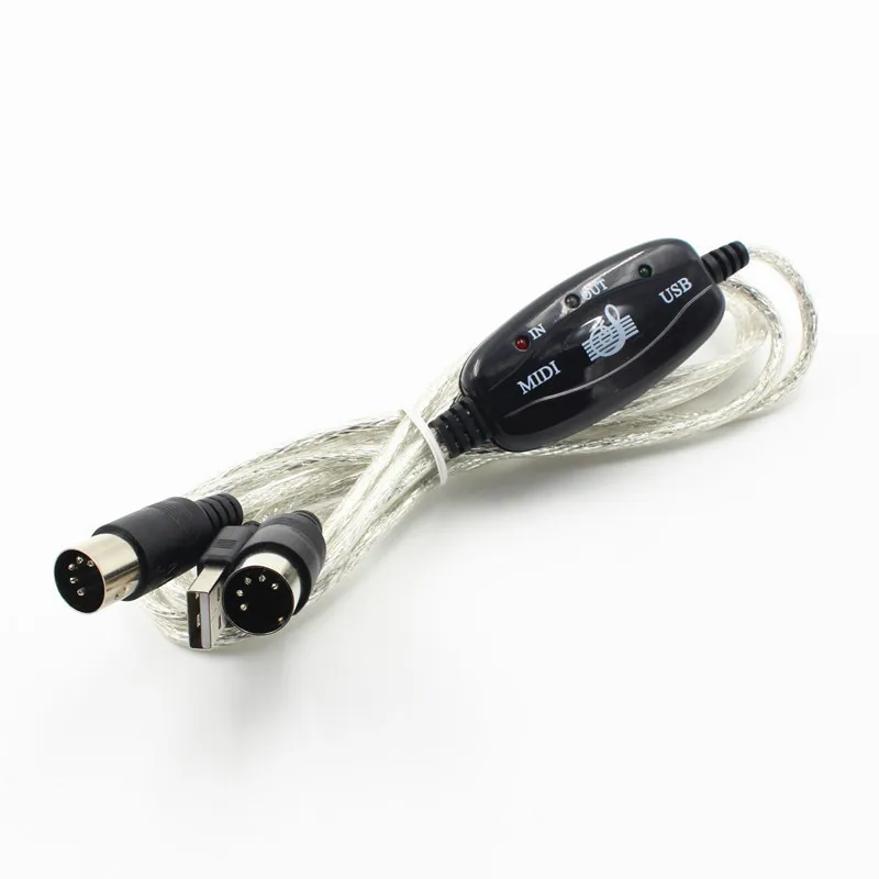 Midi линия для редактирования музыки MIDI USB to In Out конвертер музыкальная клавиатура