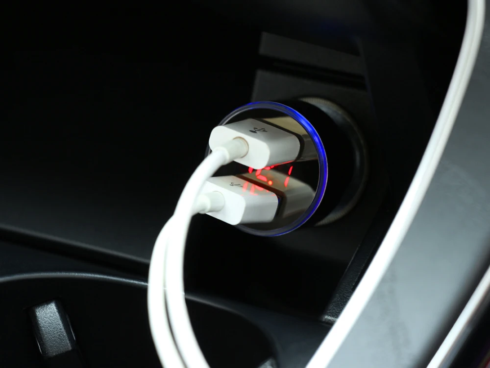 3.1A 5 в двойной Переходник USB для зарядки в машине для Skoda Kodiaq Volkswagen Polo VW Golf 7 6 5 Passat B8 B7 Touareg Tiguan