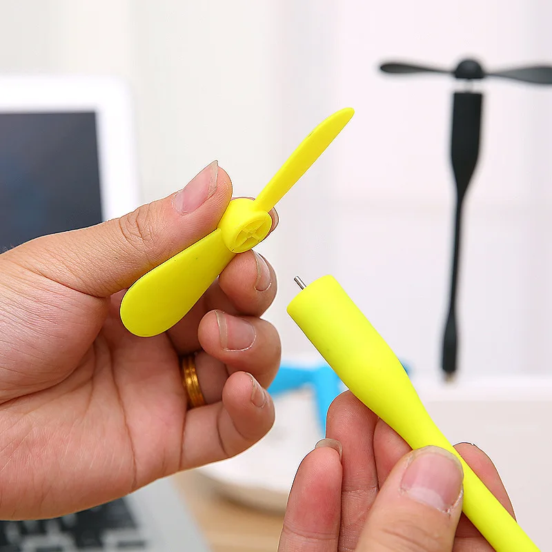 Горячая Гибкая usb-лампа портативный съемный USB мини вентилятор для всех источников питания USB выход USB гаджеты для ПК для ноутбука OTG