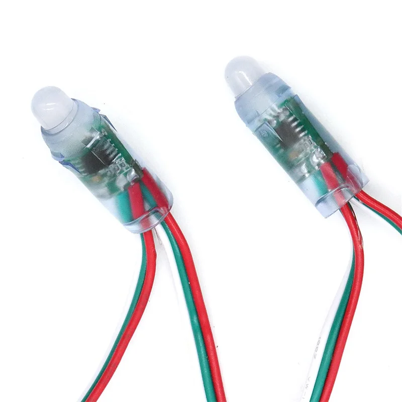 SZYOUMY 12 мм WS2811 RGB светодиодный пиксельный модуль IP68 водонепроницаемый DC В вход