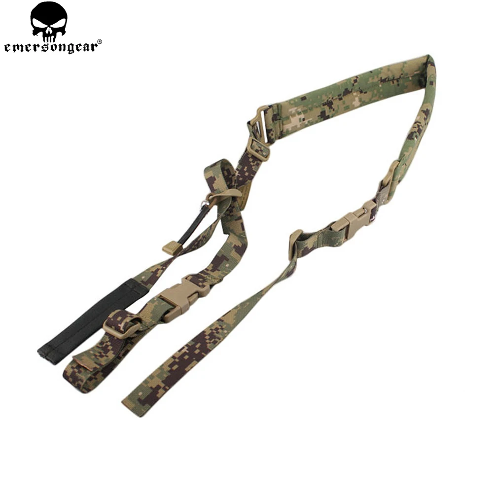 EMERSONGEAR быстрая регулировка мягкая 2 точечная стропа снаряжение для страйкбола