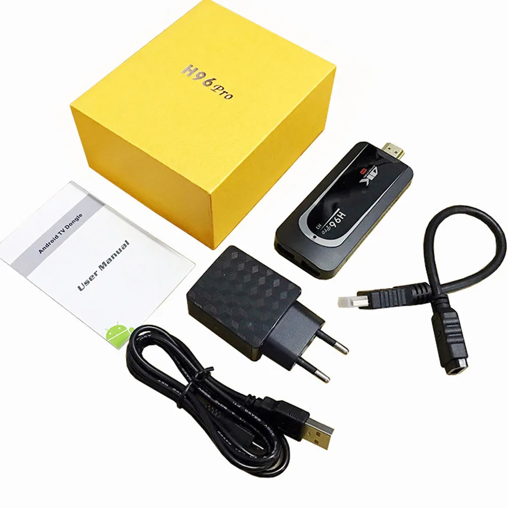H96 Pro H3 мини-ПК Amlogic S905X четырехъядерный Android 7,1 tv Dongle 2GB ram 16GB 2,4G/5G WiFi BT 4,0 4K HD tv Stick Android tv box