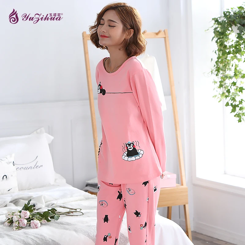 Новый список Pijama де Kigurumi весна пижамы Для женщин коробки Симпатичные узор