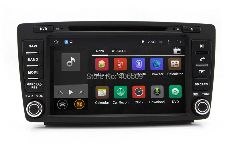 Android 7 1 Автомобильный DVD плеер для Skoda Octavia 2005 2006 2007 2008 с GPS навигацией Радио BT USB AUX WIFI