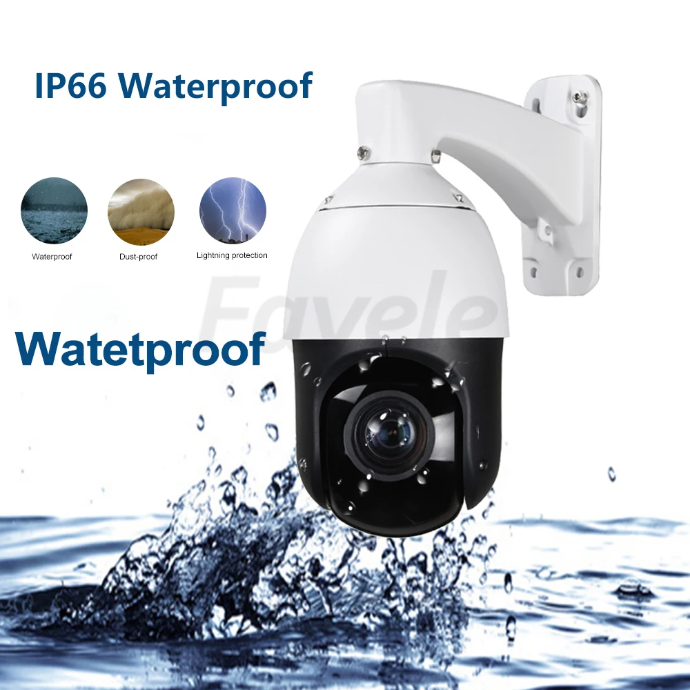 CCTV H.265 4MP высокое Скорость купольная POE IP PTZ камера с возможностью съемки видео 4