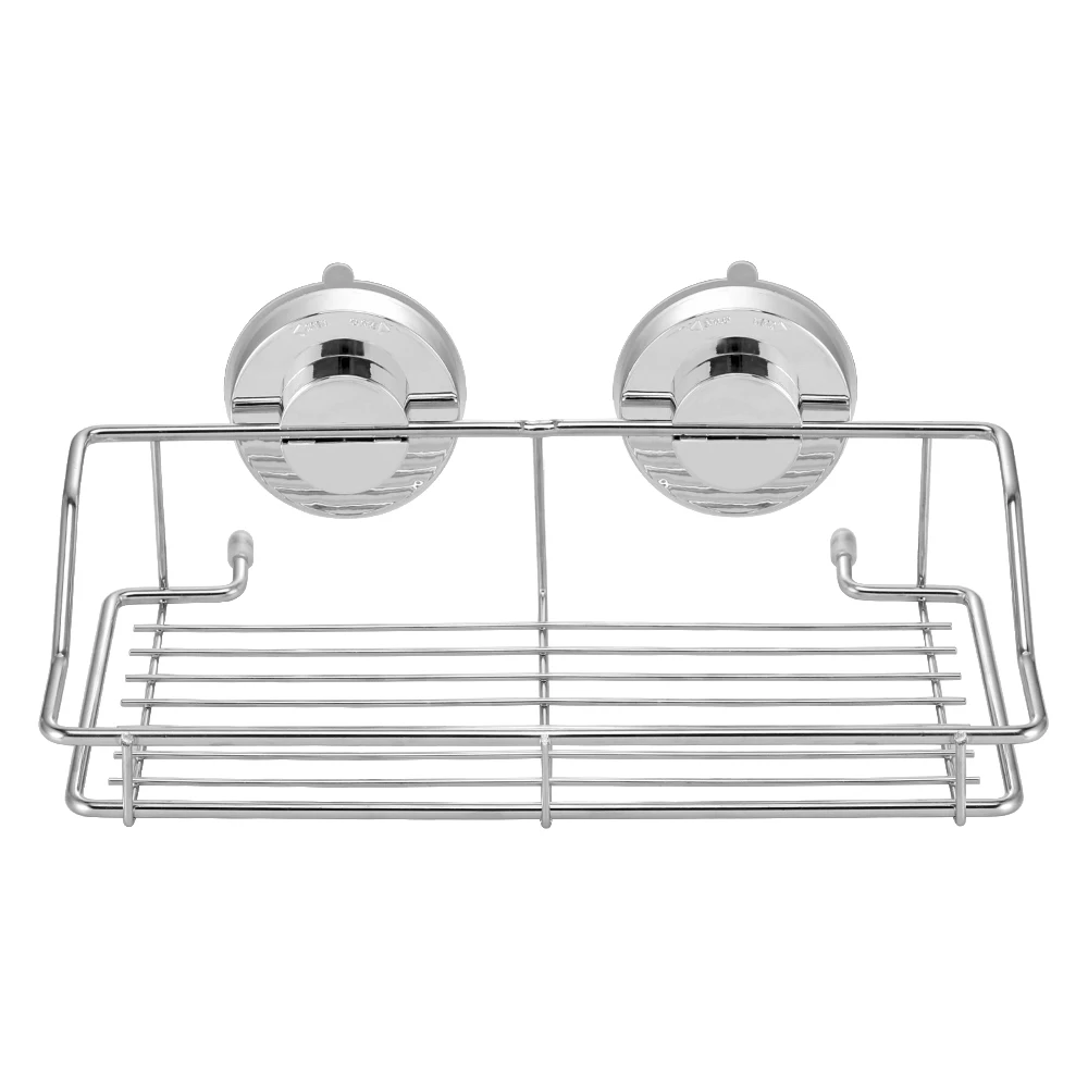 Подставка органайзер для хранения лосьона с присосками|stainless steel shower caddy|bathroom