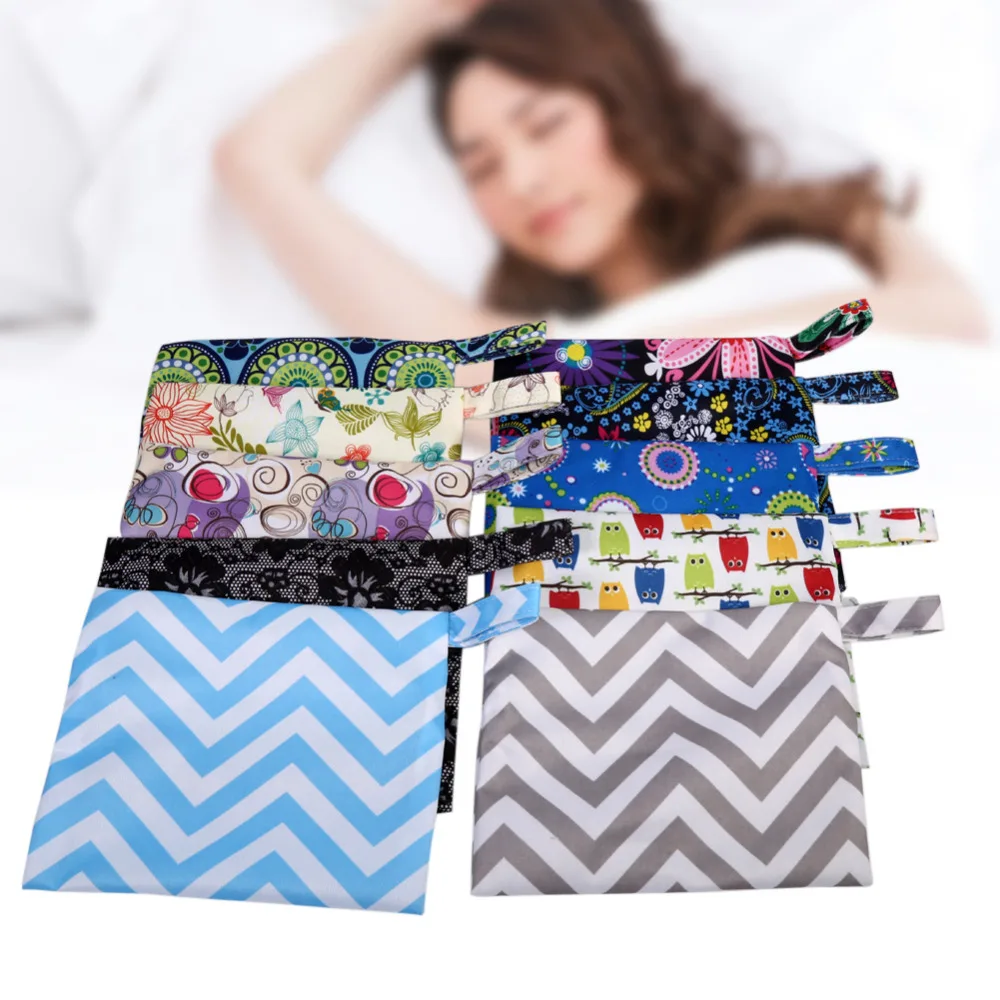 1 шт. водонепроницаемая сумка на молнии для влажной одежды Менструальный карман