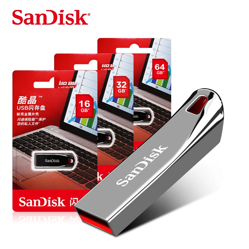 USB флеш накопитель SanDisk CZ71 64 ГБ 32 16 8 Гб|USB флэш-накопители| |
