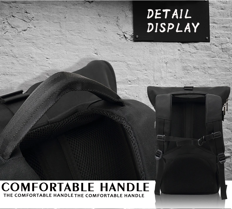 OZUKO Fashion Backpack Men for Teenager 15.6 inch Laptop Backpack Oxford Travel Rucksack Casual School Bags USB Charging Mochila