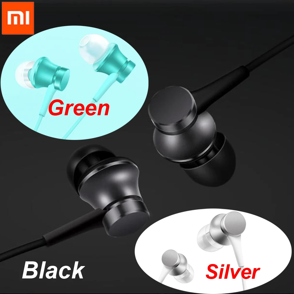 Оригинальные наушники Xiaomi, наушники-вкладыши, поршневые, свежая версия, яркие наушники с микрофоном для мобильных телефонов, ПК
