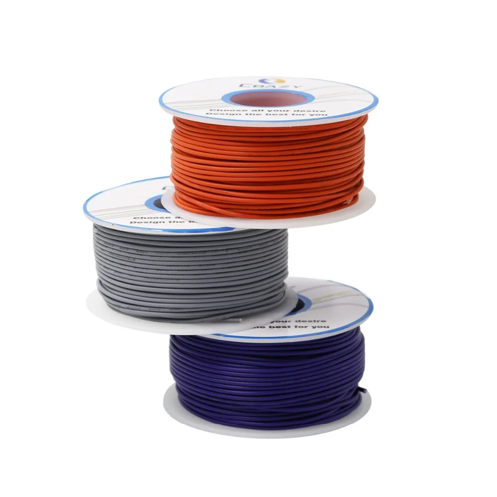 17 м многожильный 18AWG 10 цветов UL1007 экологически благоприятный электронный провод