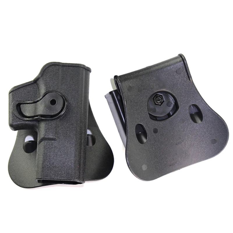 IMI стильная кобура Glock для Glock 17 19 правая рука пистолет журнал весло кобура 360 удержание весло правая рука кобура черный
