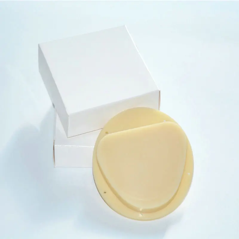 

3 Pieces Dental Lab Material 89*71*18mm Dental lab materials PMMA Blocks for Amann Girrbach Shade A1/A2/A3 D Shape Pmma discs