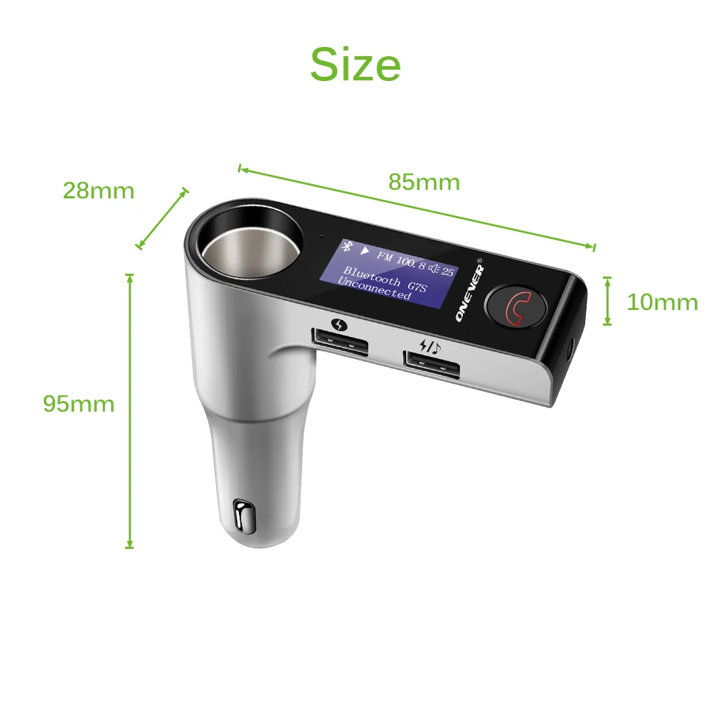 Bluetooth автомобильный набор свободные руки музыкальный плеер FM передатчик