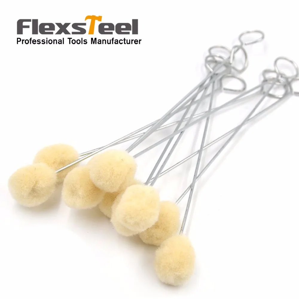 10 шт. шерсть кисточки Кисть DIY кожа инструмент Аксессуары для красители