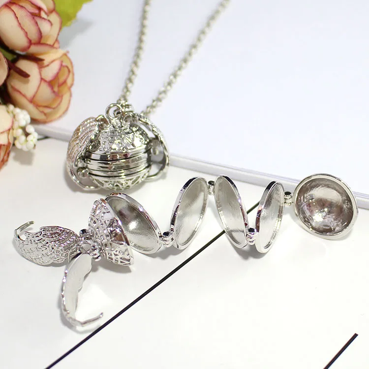 Silver Locket 1 шт. несколько фото медальон ожерелье пять фото медальон семья фото медальон на память ювелирные изделия подарок на день матери - Окраска металла: Silver Locket