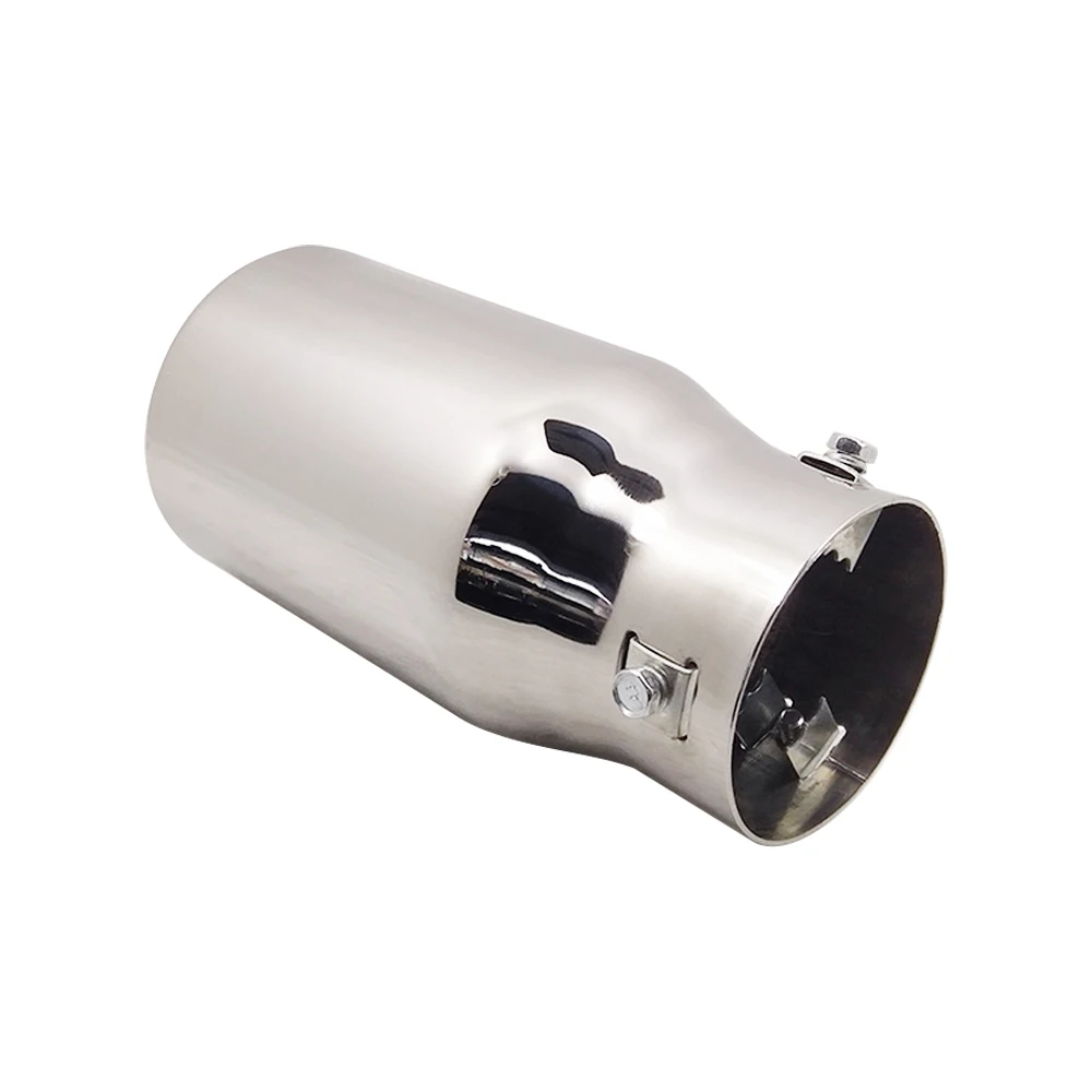 Stainless Steel Universal Car Rear Exhaust Muffler Tip End Pipe For Toyota Reiz PRADO RAV4 Haval H6 Renault Koleos Accessories |
